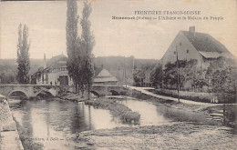 BONCOURT (JU) Frontière Franco-Suisse - L'Allaine - La Maison Du Peuple - Ed. Grandjean  - Boncourt