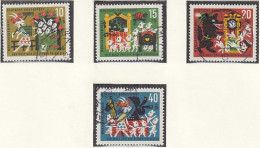 BRD  408-411, Gestempelt, Wohlfahrt: Märchen: Der Wolf Und Die 7 Geißlein, 1963 - Used Stamps