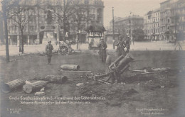 BERLIN - Berliner Märzkämpfe - März 1919 - Generalstreiks - Scwere Minenwerfer Auf Dem Alexanderplatz - FOTOKARTE - Verl - Sonstige & Ohne Zuordnung