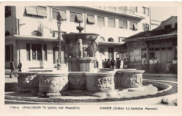 Crete - CHANIA - Morozini Fountain - Publ. J. Makirmikalou  - Grèce