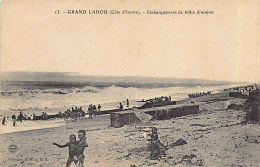 Côte D'Ivoire - GRAND LAHOU - Embarquement De Billes D'acajou - Ed. M.M.A.C.B. 13 - Ivory Coast