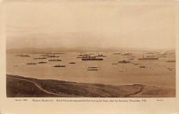 Greece - MOUDROS Mudros - Allied Fleets Hotographed Before Leaving For Ismia, After The Armistice With Turkey, November  - Grèce