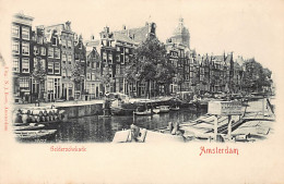 AMSTERDAM - Reliëf Ansichtkaart - Gelderschekade - Uitg. N. J. Boon  - Amsterdam