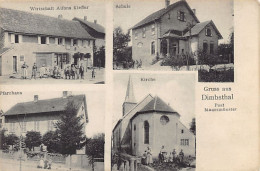 Dimbsthal Marmoutier - Ecole - Eglise - Presbytère - Auberge Alfons Kieffer - Ed. Viktors - Autres & Non Classés