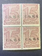 Oberschlesien - Upper Silesia 1920  Mi. D10 Overprint 15 Pfennig MNH - Slesia