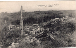 Emplacement Du Village De FLEURY - War 1914-18