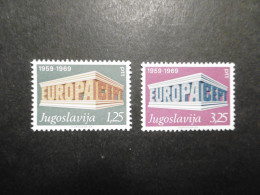 Jugoslawien Mi. 1361/1362 ** Europa Cept Ausgabe 1969 - Nuovi