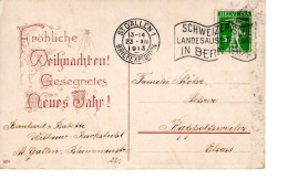 Cachet Landesausstelung Bern 1914 - Briefe U. Dokumente