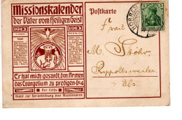 Carte Missionskalender De 1913 - Christianity