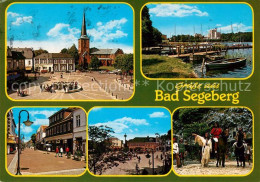 73067304 Bad Segeberg Stadtplatz Kirche Hafen Fussgaengerzone Karl May Spiele Ba - Bad Segeberg