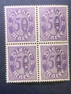 Oberschlesien - Upper Silesia 1920  Mi. D6 Overprint 50 Pfennig MNH - Silezië