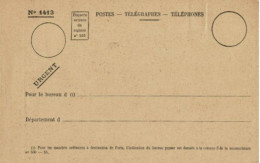 FORMULAIRE N° 1413 AVIS EMISSION DE MANDAT AVEC LA MENTION SPECIMEN SANS VALEUR - Documents Of Postal Services