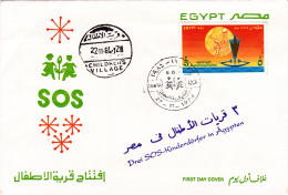 SOS  1984 COVERS FDC EGYPT. - Storia Postale