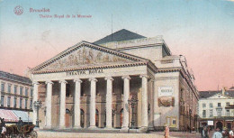 AK Bruxelles - Theatre Royal De La Monnaie - Feldpost Mil.-Eisenb.-Direktion Betriebsamt Liart - Ca. 1915 (69272) - Monumentos, Edificios