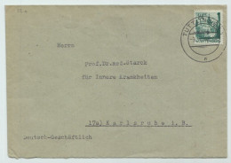 D,Franz.Zone,Württ.Hohenz. Mi.Nr. 22 Freim.schw.bl.gr.,Kloster Bebenhausen(24Pf) - Sonstige & Ohne Zuordnung