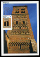 ESPAÑA (2023) Carte Maximum Card EXFILNA JUVENIA 2023 Teruel Tusello - Torre Mudéjar De San Martín, Patrimonio, Heritage - Cartes Maximum