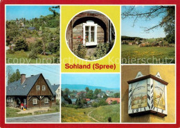 73065937 Sohland Spree Oberdorf Fenster Umgebindehaus Heimatmuseum Sonnenuhr Soh - Andere & Zonder Classificatie