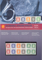 Norway 1997 Definities, Posthorn, øre-stamps,  Mi  1237-1241 X 4 In Folder - Briefe U. Dokumente