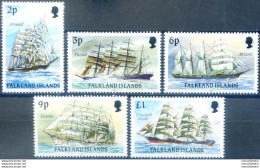 Definitiva. Velieri 1991. - Islas Malvinas