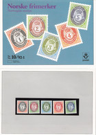Norge Norway 1992 Posthorn Mi 1107-1111 In Folder MNH(**) - Unused Stamps
