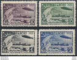 1931 Russia Spedizione Al Polo Nord 4v. MNH Unif. A27/30 - Other & Unclassified