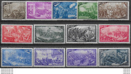 1948 Italia Risorgimento 13v. MNH Sassone N. 580/91+E - 1946-60: Nuevos