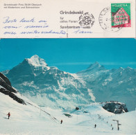 Grindelwald - First Skilift Oberjoch, Wetterhorn, Schreckhorn       Ca. 1970 - Grindelwald