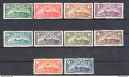 1931 SAN MARINO "Veduta Aerea Di San Marino" Posta Aerea N. 1/10 - 10 Valori - MNH** Certificato - Luftpost