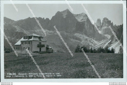 Bm299 Cartolina Rifugio Ciampedie Il Catinaccio E Torre Di Vajolet Trento - Trento