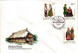 (!) 1994 Litauen, FDC Lithuania 1994 Traditional Clothes Costumes - Litouwen