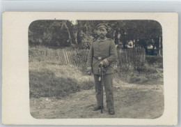 12043608 - Uniformen Soldat Mit Saebel Foto AK - Weltkrieg 1914-18