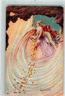 39796408 - Jugendstil Fuellhorn Mythologie Cromoscultura  Verlag A. Noyer 262 - Mastroianni