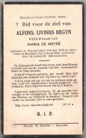 Bidprentje Winkel - Begyn Alfons Livinus (1878-1940) - Devotieprenten