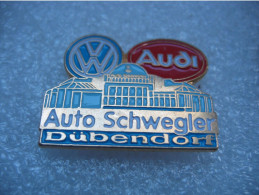 Pin's Du Concessionnaire Audi/WV, Auto Schwegler à Dubendorf En Suisse - Audi