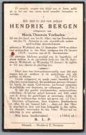 Bidprentje Wolfsdonk - Bergen Hendrik (1844-1929) - Devotieprenten