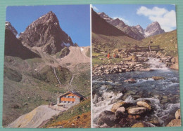 Scoul (GR) - Zweibildkarte Val Tuoi: Chamanna Tuoi C.A.S Mit Piz Buin / Schutzhütte - Scuol