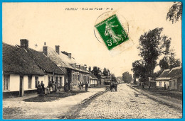 CPA 80 NURLU Somme - Rue Du Pavé - Otros & Sin Clasificación