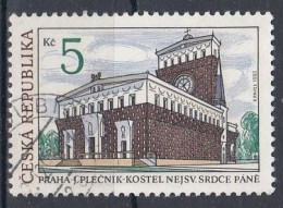 CZECH REPUBLIC 6,used,falc Hinged - Eglises Et Cathédrales