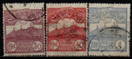 SAINT-MARIN 1921-2 O - Used Stamps