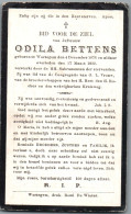 Bidprentje Wortegem - Bettens Odila (1876-1922) - Images Religieuses