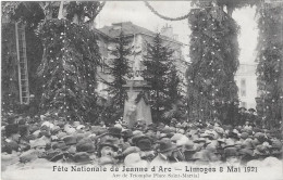 Fête Nationale De Jeanne D'Arc - Limoges 8 Mai 1921 - Arc De Triomphe Place Saint-Martial - Limoges