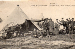 Camp De Coëtquidan Animée Tentes Militaires Soldats Militaria - Guer Coetquidan