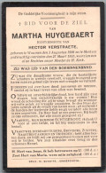 Bidprentje Woumen - Huygebaert Martha (1906-1935) - Imágenes Religiosas