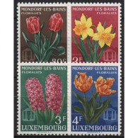 Luxemburg 1955 Blumenfeste In Bad Mondorf 531/34 Postfrisch - Unused Stamps