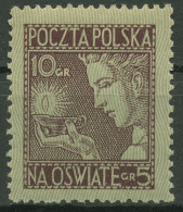 Polen 1927 Für Die Volksschulen 247 Postfrisch - Unused Stamps