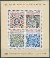 Portugal 1982 500 Jahre Azulejos Block 38 Postfrisch (C91074) - Blocks & Sheetlets