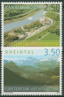 Liechtenstein 2006 Rheintal Luftaufnahmen 1403/04 Postfrisch - Unused Stamps