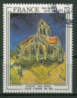 Frankreich 1979 Kunst Gemälde Kirche Auvers-sur-Oise V.van Gogh 2176 Gestempelt - Gebruikt