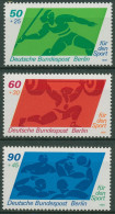 Berlin 1980 Sporthilfe Speerwerfen Gewichtheben Wasserball 621/23 Postfrisch - Unused Stamps