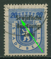 SBZ Allgemeine Ausgabe 1948 Mit Aufdruckfehler 205 A Wbz AF ?? Gestempelt - Other & Unclassified